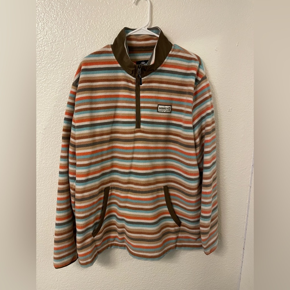 Hooey men’s pullover quarter zip sweatshirt size XL
